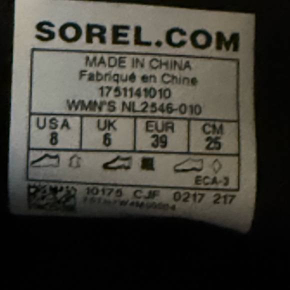 Sorel Black Over the Knee Boots Sleek Design - Picture 3 of 4